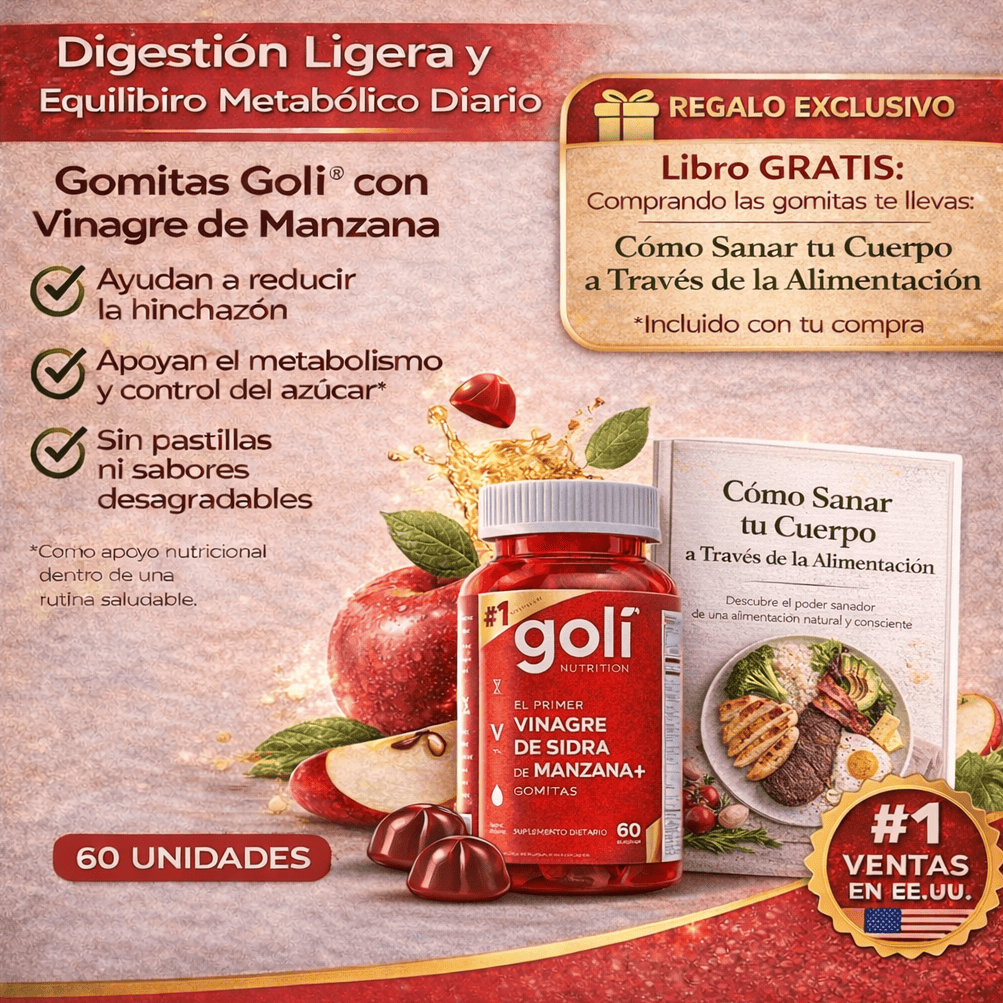 Gomitas vinagre de manzana con la madre+ Libro de alimentación de regalo