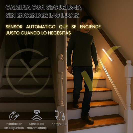 Barra Led con Sensor de movimiento- camina con seguridad