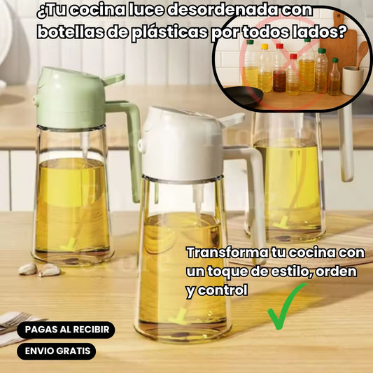 DISPENSADOR DE ACEITE - VIDRIO 473 MIL
